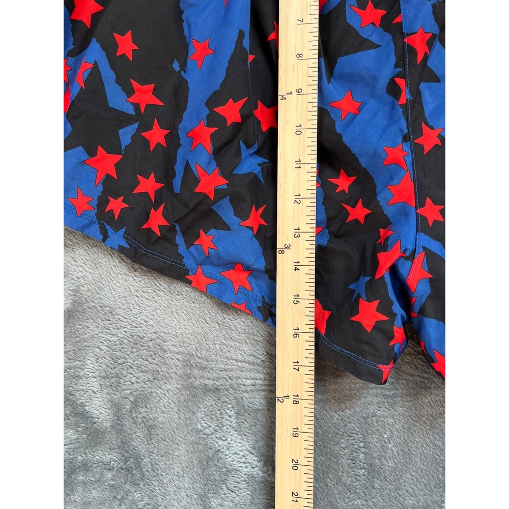Nike Dri-Fit Running Shorts Womens 2X Black Red 10K American Stars & Stripes - Picture 5 of 10